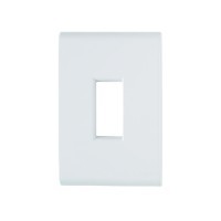 Placa 1 Posto Vertical 4x2 Tramontina Liz Branca