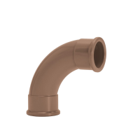 Curva 90° 40mm Marrom Soldável Amanco 11611