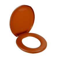 Assento Sanitário Oval Confort Caramelo Amanco 11973