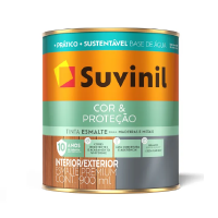 Esmalte Cor & Proteção Acetinado Base Água Branco - 900ml Suvinil