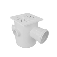 Caixa Sifonada com Porta Grelha 150x185x75mm Amanco 20771