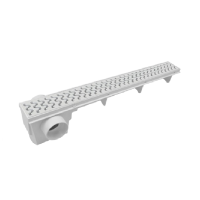 Ralo Linear Sifonado com Grelha 70cm Branco Amanco 21492