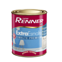 Tinta Esmalte Extraesmalte metálico alumínio 900ml - Renner
