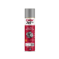 Spray Color Jet Alta Temperatura Preto\Alumínio 400ml - Renner