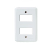 Placa 2 Postos Afastados 4x2 Tramontina Lux²