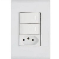 Interruptor Liz 2tc Paralela+Tda 10A 4x2 Tramontina