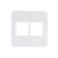 Placa 4 Postos 4x4 Tramontina Tablet Branca