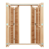 Porta Balcão Pantográfica Angelim 120x213cm Variani Esquadrias