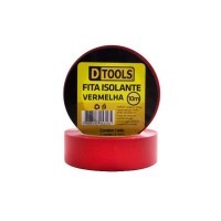 Fita Isolante Vermelha 10 metros Dtools