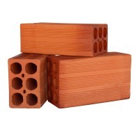 Tijolo 6 furos Frisado Misto 9x14x24cm - Unidade