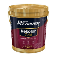 Tinta Acrílica Rekolor Gold Supercobertura Branco Fosco 16L Renner