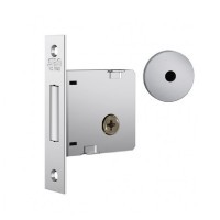 Fechadura 1004 Roseta Redonda Tetra Externa Inox Escovado Stam