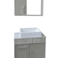 Conjunto de Banheiro Gênova 60cm Frapê/Calcare Bertazoli