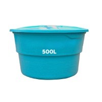 Caixa d'água Redonda Fibra de Vidro 500 litros