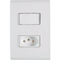 Interruptor Liz 1tc Simples+Tda 10A 4x2 Tramontina