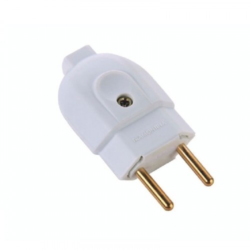 Plugue Macho 2P 20 A 250 V Tramontina Branco