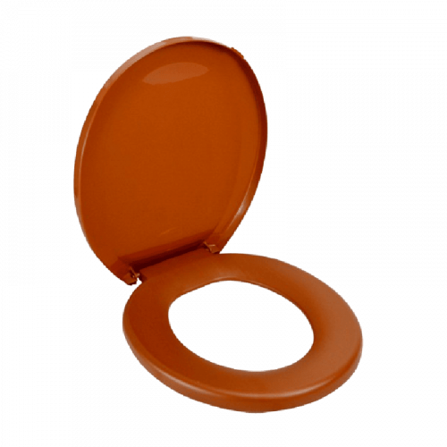Assento Sanitário Oval Confort Caramelo Amanco 11973