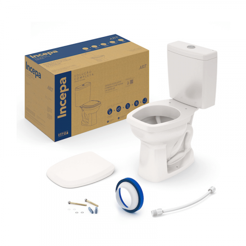 Kit Vaso Sanitário com Caixa Acoplada 3/6L ART Incepa