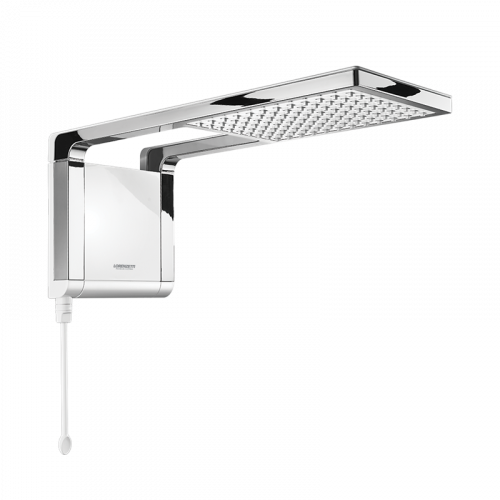 Chuveiro Acqua Storm Ultra Lorenzetti Branco e Cromado 220V 7500W