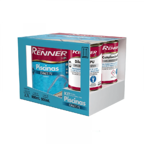 Kit Pu Esmalte Piscinas Branco - Renner