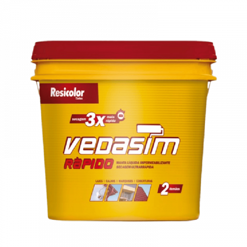 ﻿Manta líquida Branca 4kg Vedasim Resicolor