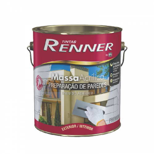 Massa Acrílica 5kg - Renner
