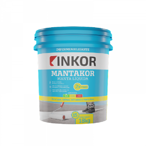Manta Líquida Cinza para Parede Mantakor 18kg Inkor
