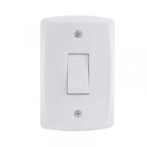 Kit 4x2 com 1 Interruptor Paralelo 10A 250V Tramontina Lux2 Branco