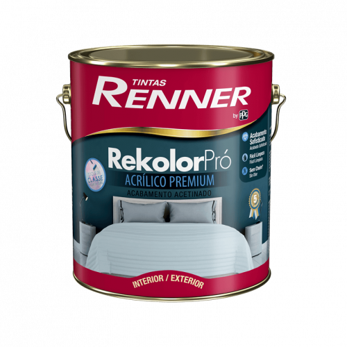 Tinta RekolorPró Acetinada Branca 3,6L - Renner