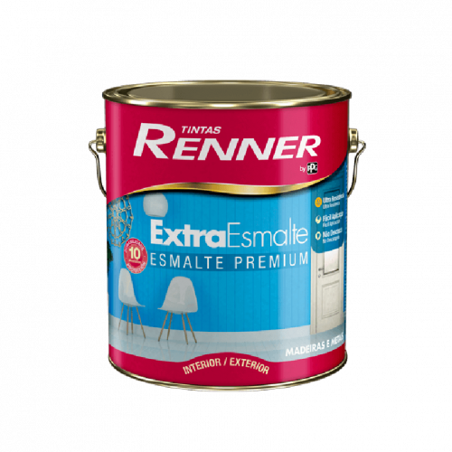 Tinta Esmalte Extraesmalte Fosco Preto 3,6L - Renner