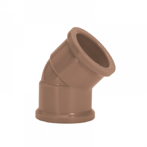 Joelho 45° 50mm Marrom Soldável Amanco 11645