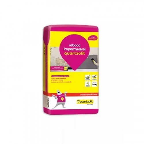 Argamassa Impermeabilizante Reboco 20kg Quartzolit