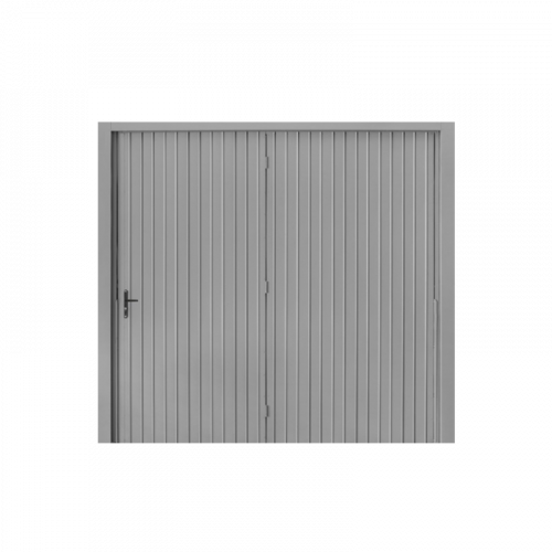 Portão Chapa Frisada C/porta e automatização 220v 260x220 Maxiaço