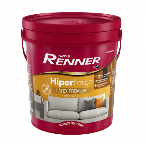 Tinta Hiper Fosco Látex Premium Branco 18L - Renner