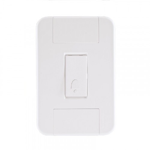 Kit 4x2 com 1 Pulsador para Campainha 10A 250V Tramontina Tablet Branco