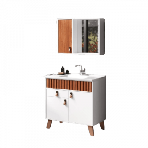 Conjunto de Banheiro Siena 70cm Blanche/Cinamomo Bertazoli