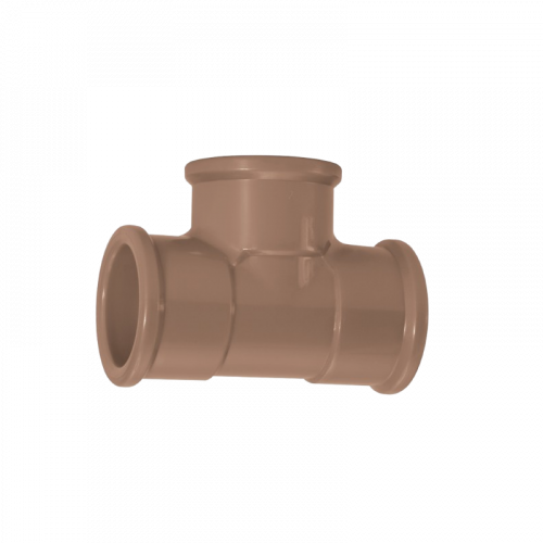 Tê Marrom 25mm Soldável Amanco 11835