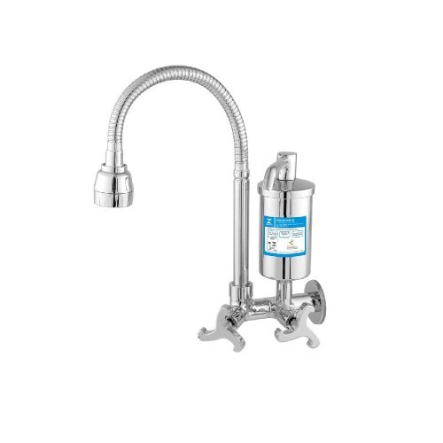 Torneira Safira Parede Filtro Metal Bica Móvel Tubo Gourmet 3/4 Fort