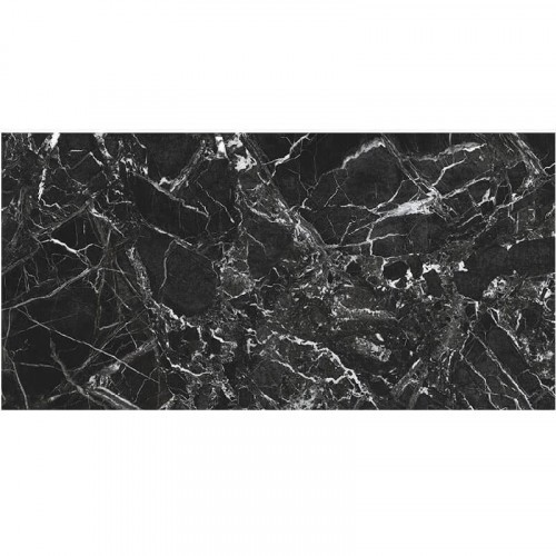 Piso Cerâmico Gran Morquina Nero A 60x120cm Formigres