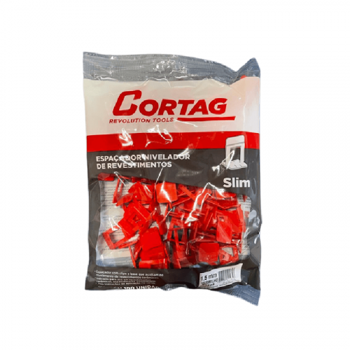 Espaçador Nivelador 1,5mm Slim Cortag 100 Peças