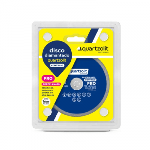 Disco Diamantado Contínuo  110x20 Quartzolit