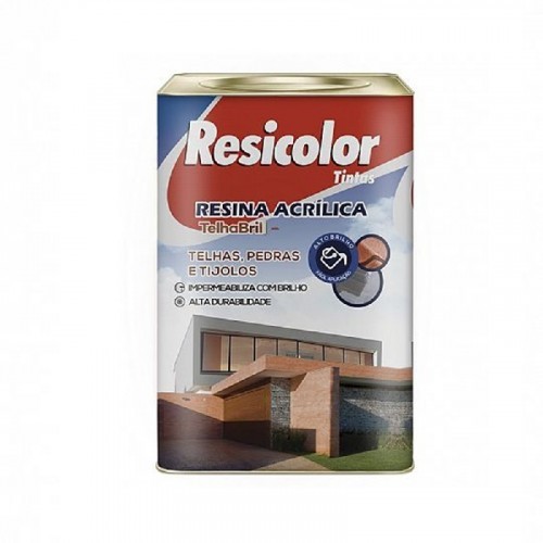 Telhabril Incolor Resina Base Solvente Resicolor 18L