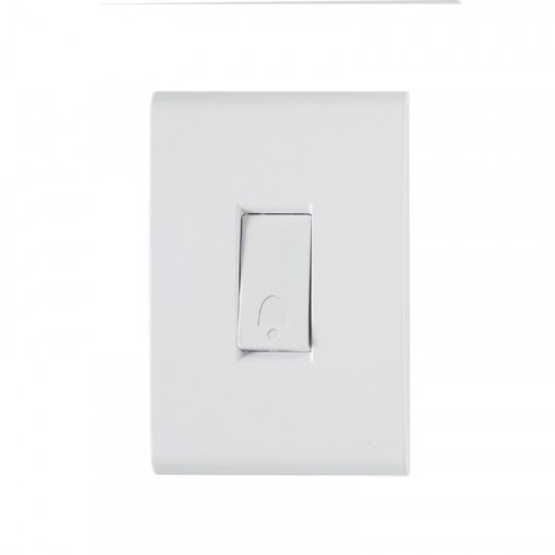 Pulsador Campainha 4x2 Tramontina Liz 10A 250V Branco