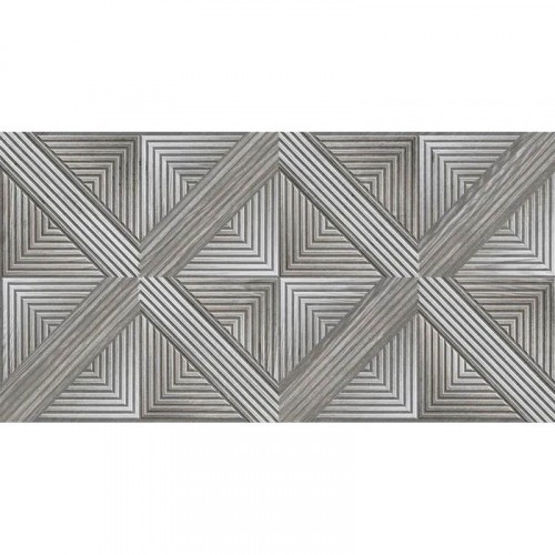 Revestimento de parede Filetto Grigio A 38x74cm Savane