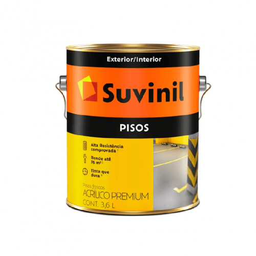 Tinta Piso Acrílico Cores 3,6L Suvinil