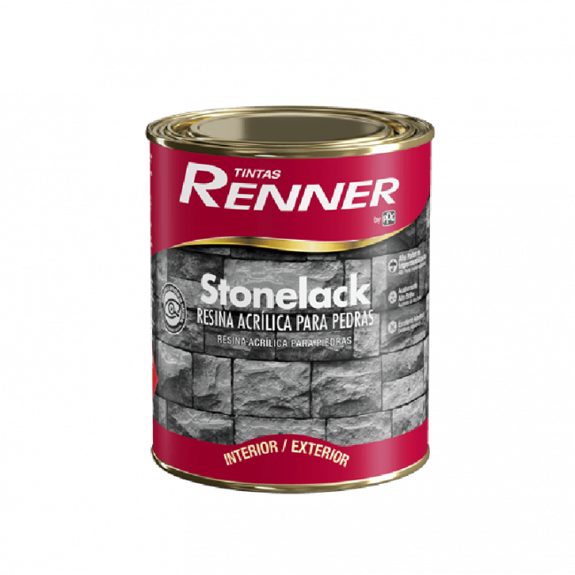 Verniz Stonelack para Pedras 900ml – Renner