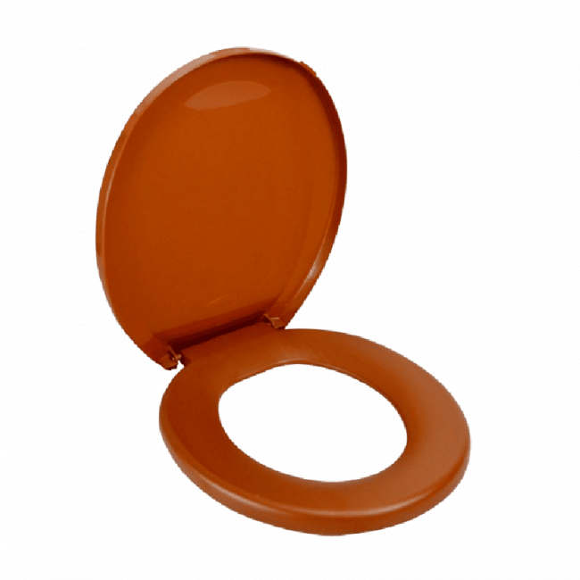 Assento Sanitário Oval Confort Caramelo Amanco 11973