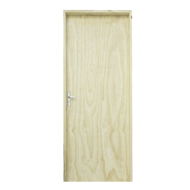 ﻿﻿Porta de Madeira Pinus 80x210cm Kit Montada