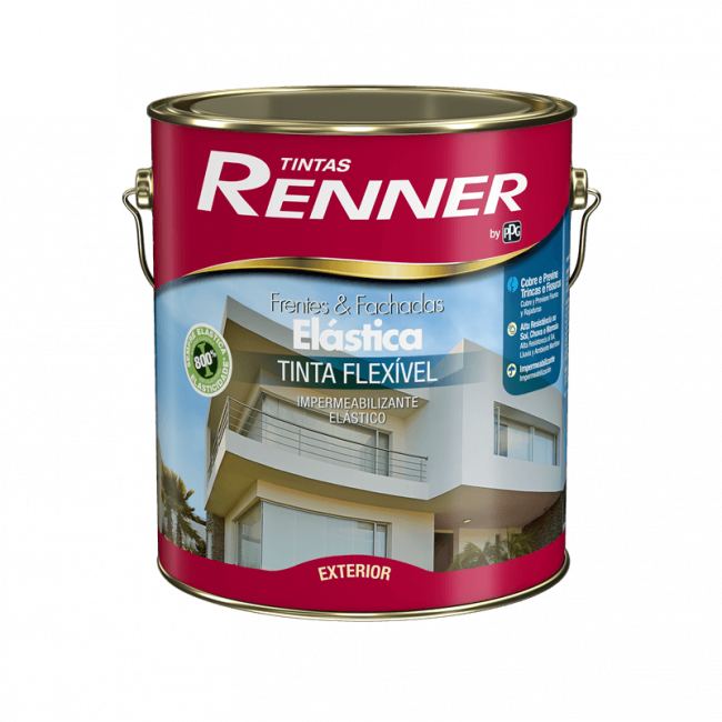 Tinta impermeabilizante Frentes e Fachadas Elástica Sb Branco 3,6L - Renner