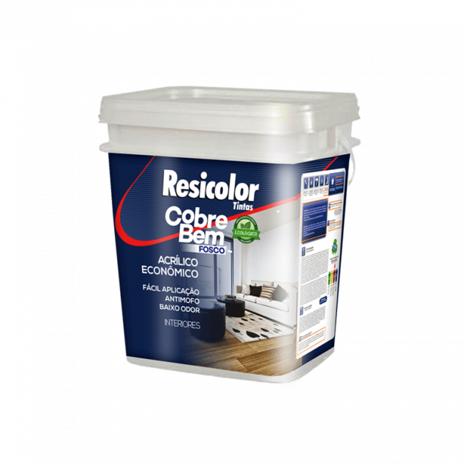 Cobre Bem Branco Resicolor 18L